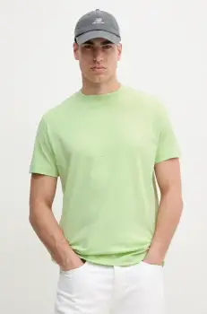 BALR. tricou din bumbac barbati, culoarea verde, uni, B1112.1281 imagine