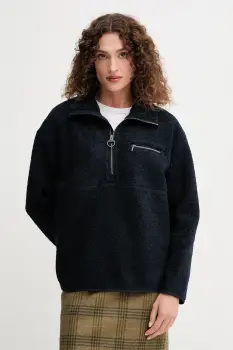 Barbour bluza MERSEA culoarea bleumarin, uni, LOL0568 imagine