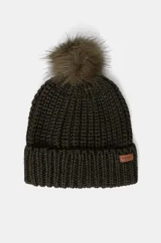 Barbour caciula culoarea negru, din tricot gros, LHA0336 imagine