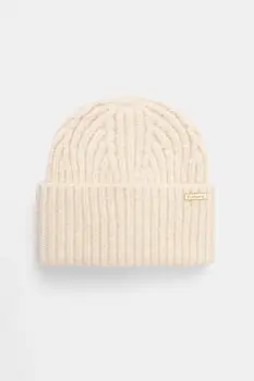 Barbour caciula Meryl Beanie culoarea bej, LHA0609 imagine