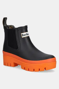 Barbour cizme Halton culoarea negru, LRF0100BK71 imagine