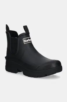 Barbour cizme Nimbus femei, culoarea negru, LRF0099BK11 imagine