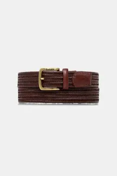 Barbour curea impletita pentru femei, din piele imagine