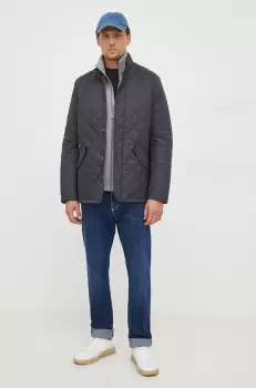 Barbour geaca barbati, culoarea albastru marin, de tranzitie imagine