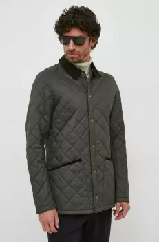 Barbour geaca barbati, culoarea verde, de tranzitie imagine