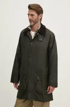 Barbour geaca barbati, culoarea verde, de tranzitie, MWX0008 imagine