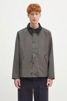 Barbour geaca cu doua fete Barbour OS Reversible Transporter Casual culoarea gri, de tranzitie, MCA0963 imagine