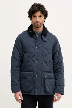 Barbour geaca culoarea bleumarin, de tranzitie, MQU1860 imagine