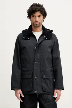 Barbour geaca de ploaie Beaufort culoarea bleumarin, de tranzitie, MWB1139 imagine