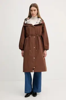 Barbour geaca de ploaie culoarea maro, de tranzitie, LWB0912 imagine