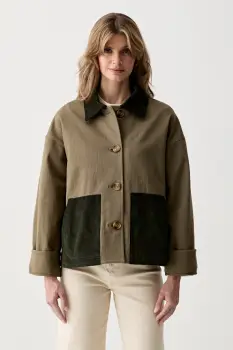 Barbour geaca de tranzitie pentru femei cu bumbac Cloverdale imagine