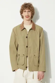 Barbour geaca Denby Casual barbati, culoarea verde, de tranzitie, MCA0965 imagine