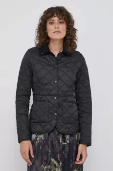 Barbour geaca femei, culoarea negru, de tranzitie imagine
