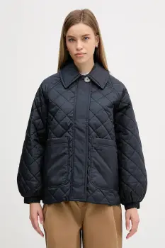 Barbour geaca Laoise culoarea bleumarin, de tranzitie, LQU1886 imagine