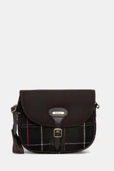 Barbour geanta de mana cu lana culoarea verde, LBA0479 imagine