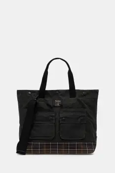Barbour geanta Field Wax culoarea verde, UBA0750 imagine
