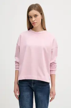 Barbour hanorac de bumbac Rosie culoarea roz, cu imprimeu, LOL0666 imagine