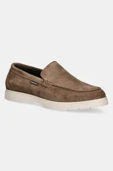 Barbour mocasini din piele intoarsa Carty barbati, culoarea maro, MFO0797BE31 imagine