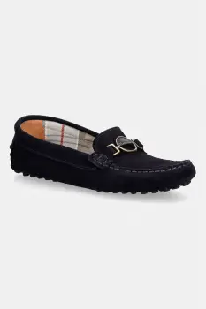 Barbour mocasini pentru femei, din piele intoarsa Laire imagine