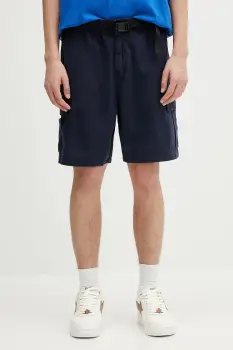 Barbour pantaloni scurti din bumbac Barbour Grindle Cargo Relaxed Short culoarea bleumarin, MST0062 imagine