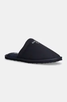 Barbour papuci de casa Everitt culoarea albastru marin, MSL0025NY52 imagine