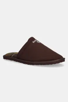 Barbour papuci de casa Everitt culoarea maro, MSL0025BR51 imagine