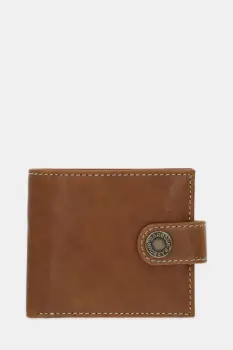 Barbour portofel de piele culoarea maro, MLG0075 imagine