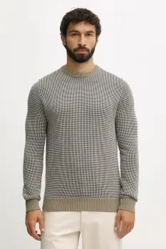 Barbour pulover de bumbac WELLS culoarea negru, MKN1665 imagine