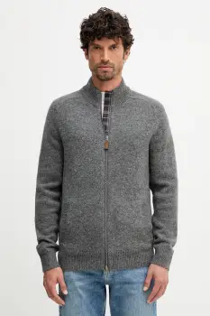 Barbour pulover de lana culoarea negru, MKN1590 imagine