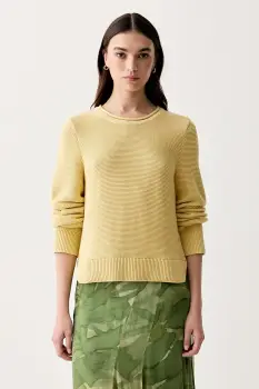 Barbour pulover pentru femei din bumbac Fawley imagine