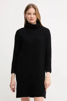 Barbour rochie culoarea bej, mini, oversize, LDR0559 imagine