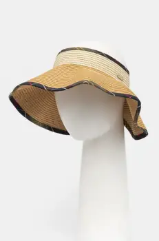 Barbour sapca cozoroc Elsdon culoarea bej, neted, LHA0581BE11 imagine