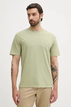 Barbour tricou din bumbac BANFORD culoarea verde, cu imprimeu, MTS1443 imagine