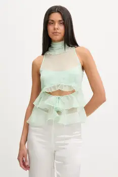 Bardot bluza cu volane pentru femei imagine