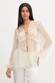 Bardot bluza cu volane pentru femei imagine