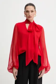 Bardot bluza culoarea rosu, uni, 59704TB2 imagine