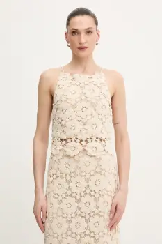 Bardot bluza din bumbac imagine