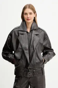 Bardot geaca ramones culoarea maro, 59633JB3 imagine