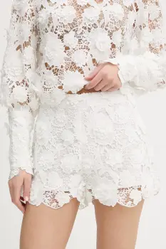 Bardot pantaloni scurti pentru femei ajurati imagine