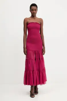 Bardot rochie AZURA culoarea negru, midi, evazati, 59882DB imagine