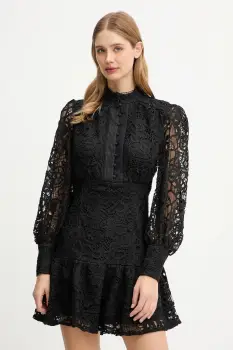 Bardot rochie culoarea alb, mini, evazati, 58421DB6 imagine