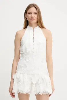 Bardot rochie culoarea alb, mini, mulata, 59845DB imagine