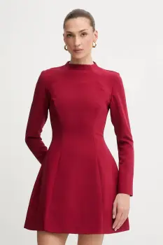 Bardot rochie DELPHI culoarea negru, mini, evazati, 59527DB imagine