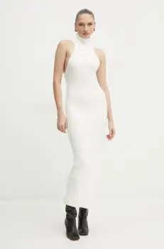 Bardot rochie MARIANO culoarea alb, maxi, mulata, 59434DB imagine