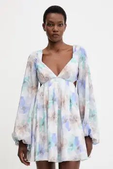 Bardot rochie mini, evazati, 59858DB2 imagine