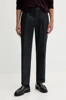 BARENA VENEZIA pantaloni de bumbac Pantalone Gazara culoarea albastru marin, mulata, PAU5256.2785 imagine