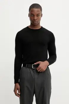 BARENA VENEZIA pulover de lana Knitwear Ato culoarea negru, light, KNU4000.429 imagine