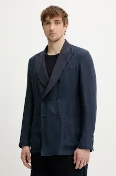 BARENA VENEZIA sacou de in Camicia Mola culoarea bleumarin, GIU5056.3144 imagine