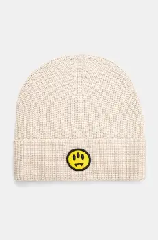 Barrow caciula de lana culoarea bej, de lana, din tesatura neteda, F4BWUAHT025 imagine