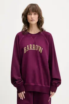 Barrow hanorac de bumbac culoarea violet, cu imprimeu, F5BWUASW026 imagine